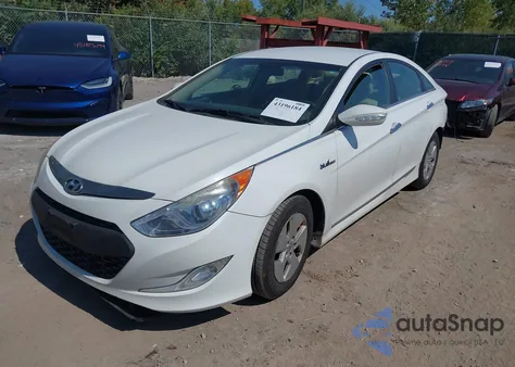2011 Hyundai Sonata Hybrid from USA, damaged, VIN KMHEC4A45BA004883